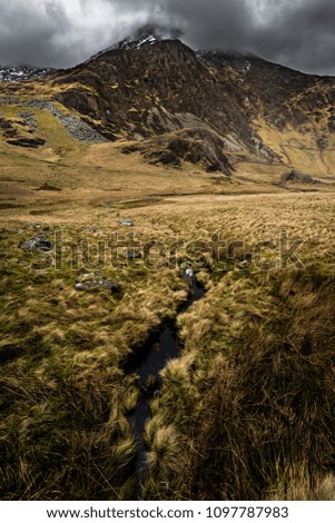 Stream by Snowdonia in Wales