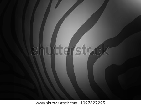 Dark Silver, Gray vector abstract doodle background. Modern geometrical abstract illustration with doodles. A completely new design for your business.