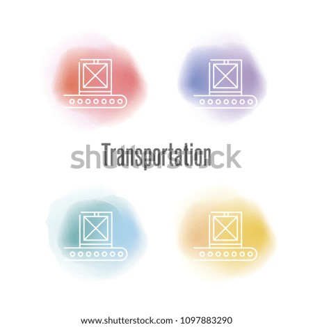 Transportation Icon Concept