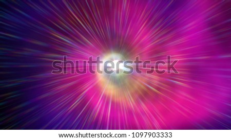 star ray in space