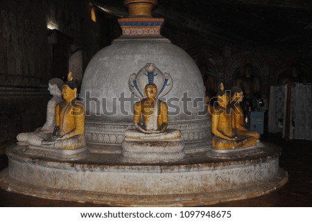 Dambulla ancient cave temple in Sri Lanka
