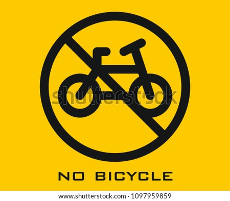 No Bicycle icon