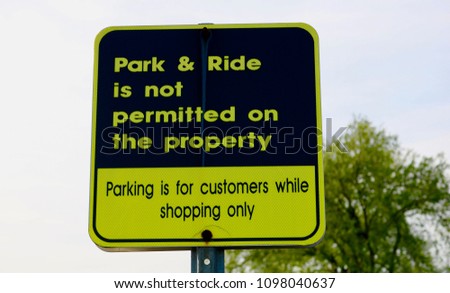 private property no parking tow away zone
