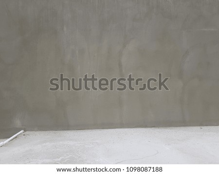 Cement wall and floor for pattern and background.