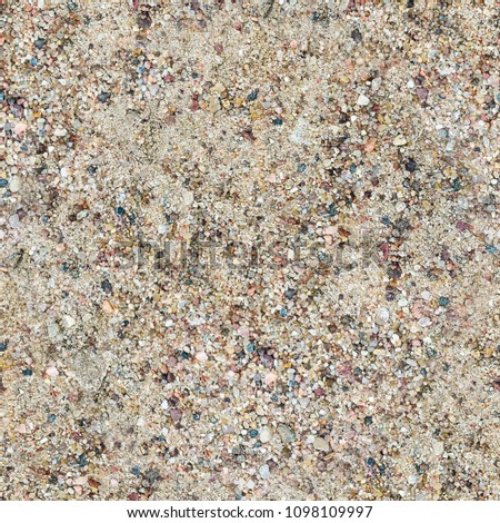 Colorful sand or pebble texture. Seamless texture