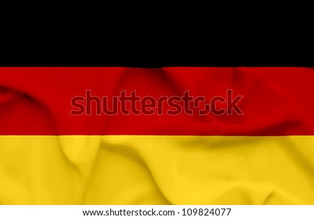 Germany waving flag