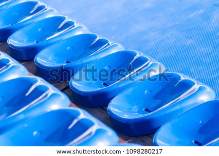 Plastic Blue Seats