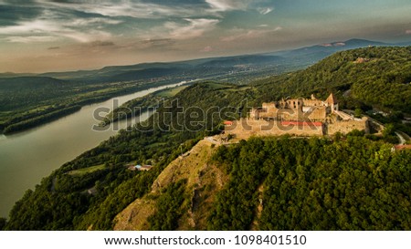 turism fortress landscape Royalty-Free Stock Photo #1098401510