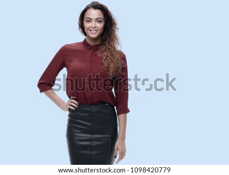 woman dressed in a business style