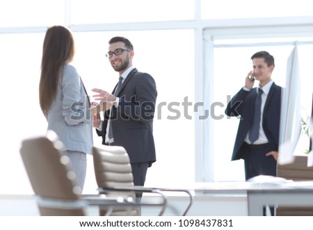 office employees in the workplace.