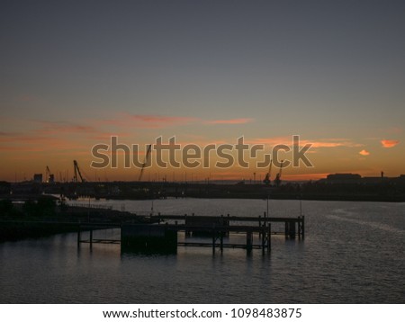 river sunrise wharf
