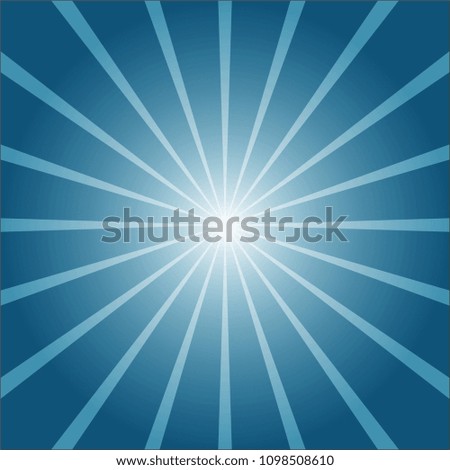 abstract blue colorful ray burst background.vector