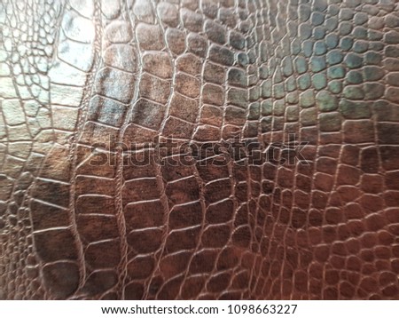 Crocodile skin leather background