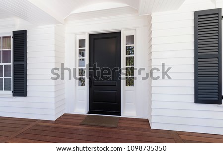 Front Door of classic style home