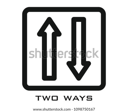 Two ways icon