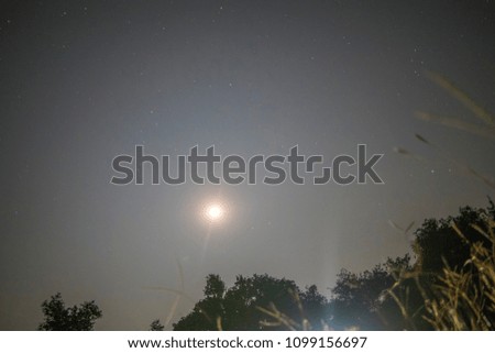 night sky long exposure
