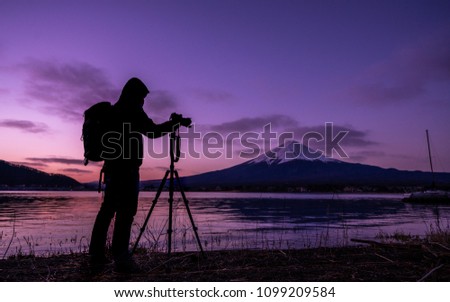 Silhouette Nature Photographer