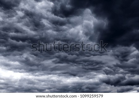 Blurred Natural Dramatic Clouds area Background