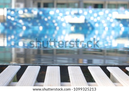 image close up of plastic grille swimming pool