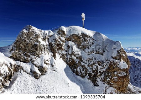 Winter in Bavaria - Zugspitze.
Winter in Bayern - Zugspitze. Royalty-Free Stock Photo #1099335704