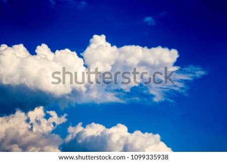 an image of an atmospheric natural phenomenon of beautiful clouds in the sky