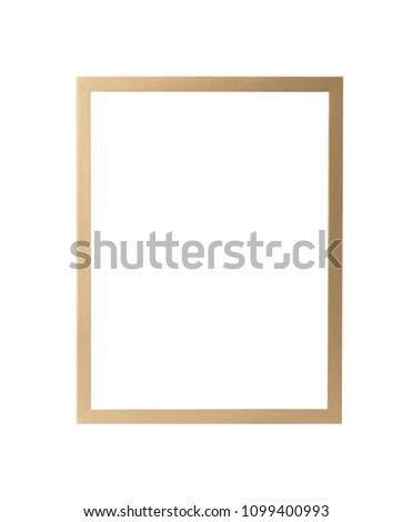 Picture frame isolated