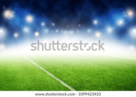 soccer field night stadium background