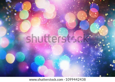 Bokeh with multi colors, Festive lights bokeh background, Defocused bokeh lights, Blurred bokeh, 