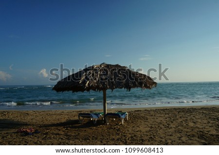 The beach in Cuba 