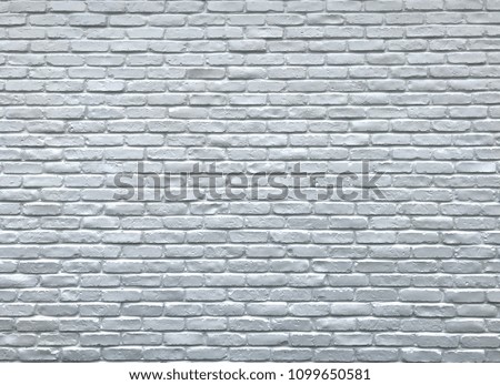 White Brick Wall Background. Photo Image