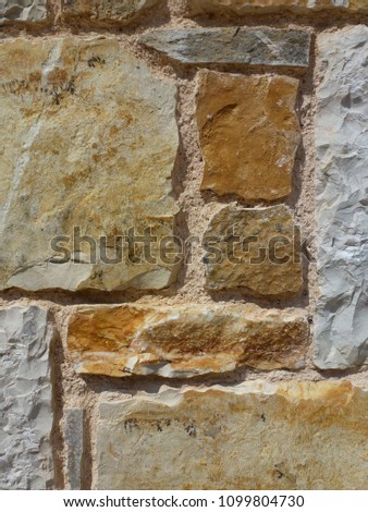 wall stones in symmetry
