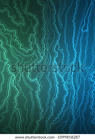 Dark Blue, Green vertical natural abstract background. Modern geometrical abstract illustration with doodles. A new texture for your design.
