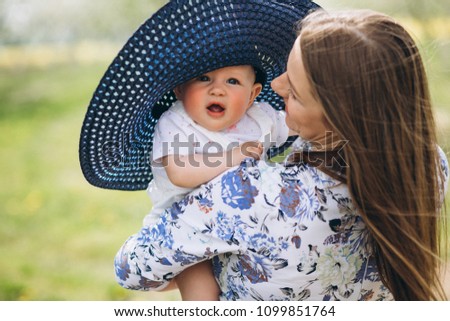 Mother with toddler girl