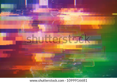 Test Screen abstract Glitch Texture