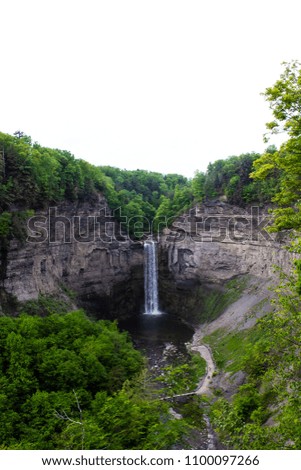 Taughannok Falls, near Cayuga Lake, in New York State.