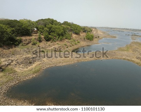  this is unic river photo of Narmada