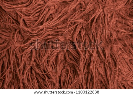texture of a fur of a red fox