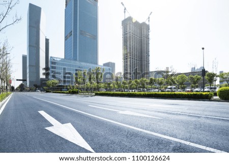 Urban road in Tianjin