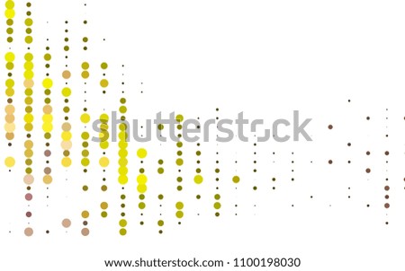 Light Red, Yellow vector  layout with circle shapes. Modern abstract illustration with colorful water drops. The pattern can be used for beautiful websites.