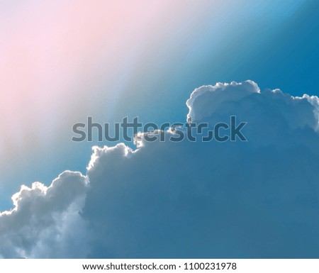 Dramatic view sky, Clouds at sunset, background