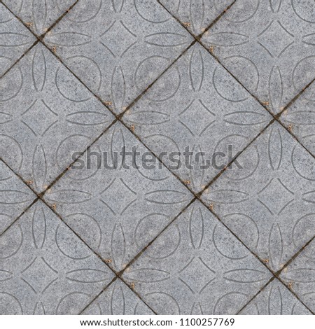 Abstract seamless pattern for designers with concrete causeway road from ciment