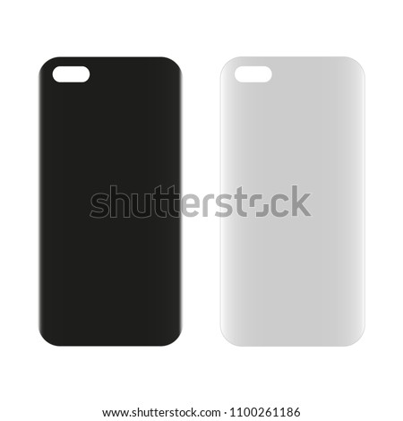 Blank phone case. Vector illustration