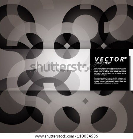 Vector Design - eps10 Simple Circles Background
