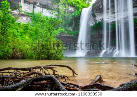 Huai Luang Waterfall, Ubon Ratchathani Province, Thailand
