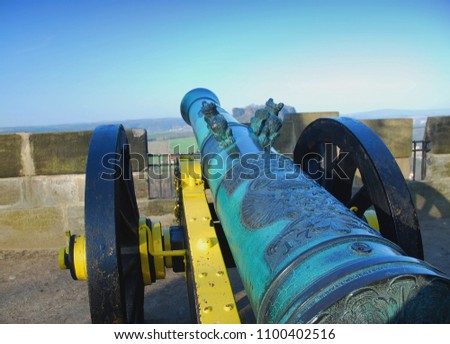 Cannon at Konigstein Fortress, near Dresden, Germany