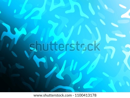 Light BLUE vector background with lamp shapes. Creative geometric illustration in marble style with gradient. A completely new template for your business design.