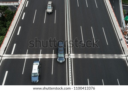 closeup of surface of highway