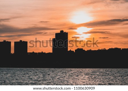 Building Silhouette Sunset 