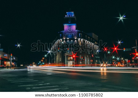 Long exposure of an intersection  