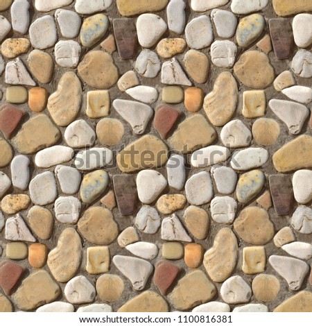 Abstract seamless pattern for designers with concrete causeway road from ciment
